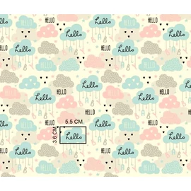 9 Hónap - 4 részes bébi ágynemű   - Hello