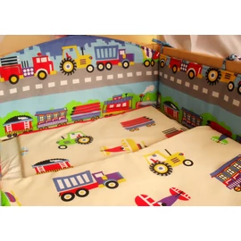 9 Hónap - 4 részes bébi ágynemű   - Munkagépek