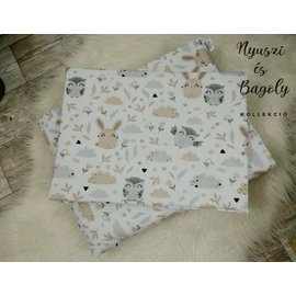 Babaágynemű szett - Nyuszi és bagoly