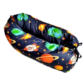 Univerzális szoptatós párna 100% pamut huzattal - Galaxis