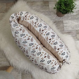 Szoptatós párna - Ginko - barna