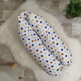 Szoptatós párna - Kék pöttyök