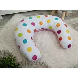Patkó alakú szoptatós párna - Pöttyös