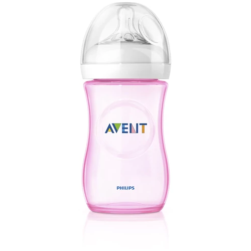 Philips Avent Natural cumisüveg PP 260 ml BPA nélkül Pink