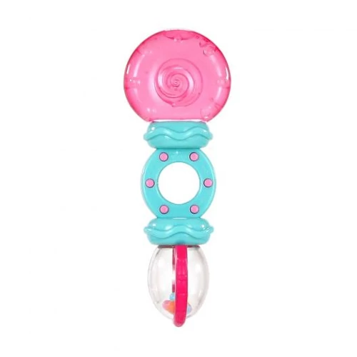 Bright Starts Csörgős rágóka- Rattle&Teethe Pretty in Pink™