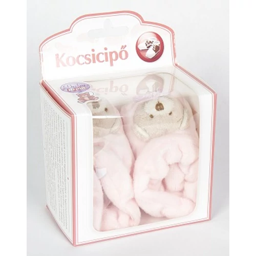 Baby Bruin Plüss tutyi 10 cm talp méret babarózsaszín