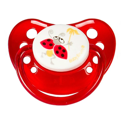 Baby Bruin ortodontikus szilikon játszócumi 2-es méret  - katica