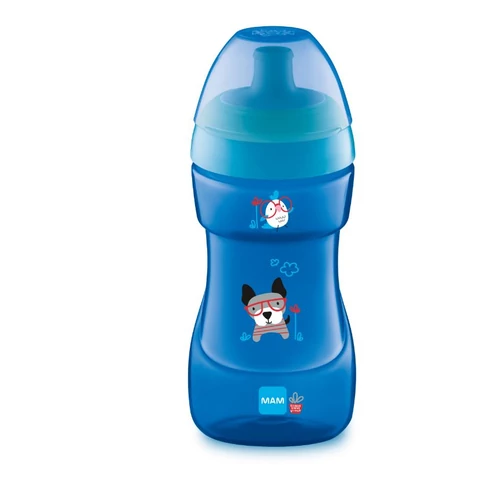 Mam Sport Cup itatópohár 330 ml szeleppel Blue