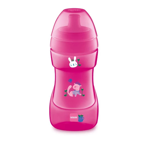 Mam Sports Cup itatópohár 330 ml szeleppel Pink