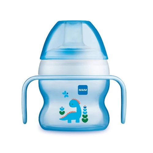 Mam Starter Cup extra puha aszimmetrikus csőrrel 150ml kék