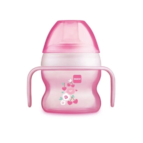 Mam Starter Cup extra puha aszimmetrikus csőrrel 150ml Pink