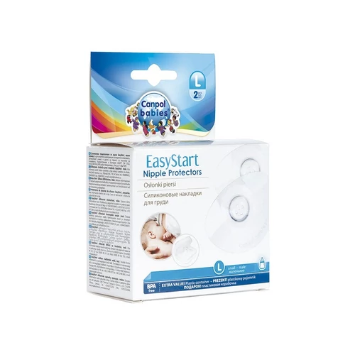 Canpol EasyStart bimbóvédő nagy - L méret -  2 db