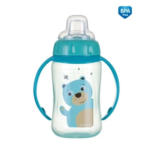 Canpol állatos itatópohár 320 ml  - 6 hónapos kortól - mackó