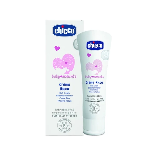 Chicco Bőrtápláló krém Omega3 és E-vitaminnal