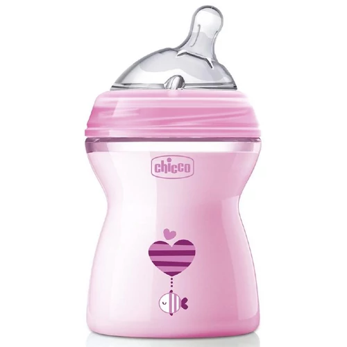 Chicco NaturalFeeling cumisüveg 6m + -gyors folyású- 330ml