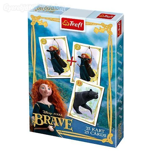 Merida a bátor Fekete-Péter kártyajáték 