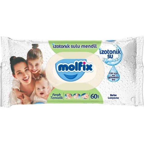 Molfix törlőkendő izotóniás vízzel