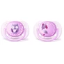 Kép 1/5 - Philips Avent  Ultrasoft mintás játszócumi lányos 0-6 hó 2db - Limitált kiadás