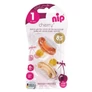 Kép 1/2 - Nip cseresznye alakú latex cumi 1-es - narancs-sárgabarack