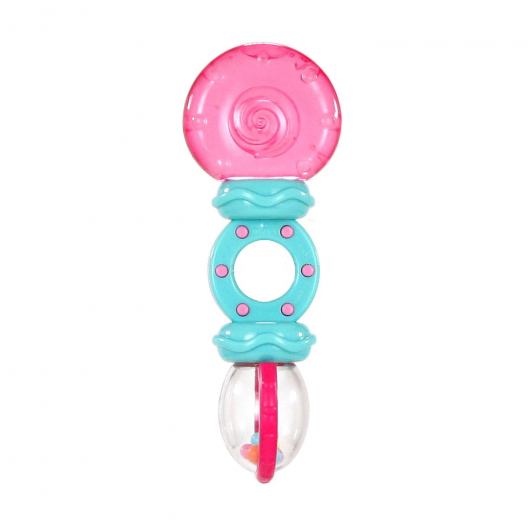 Bright Starts Csörgős rágóka- Rattle&Teethe Pretty in Pink™