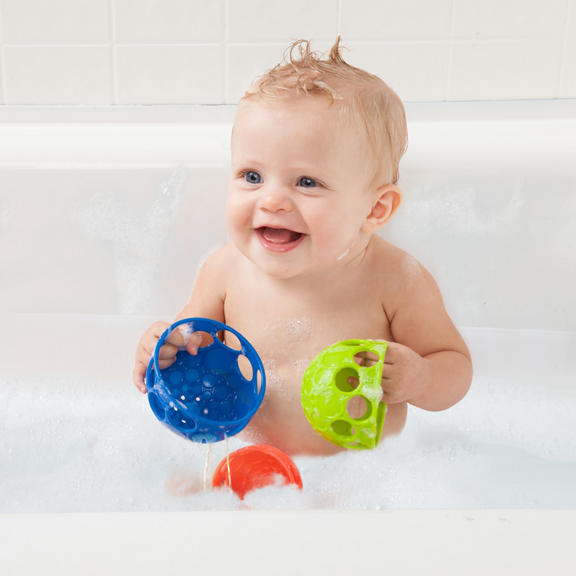 Bright Starts játék merítőkanál Oball H2O Scoop'n Spill 3 db - 6hó+
