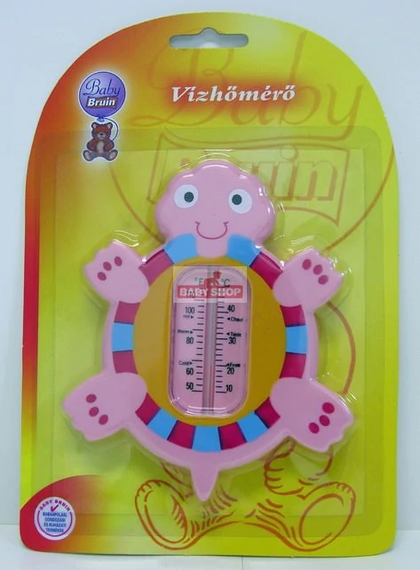 Baby Bruin vízhőmérő teknős Pink