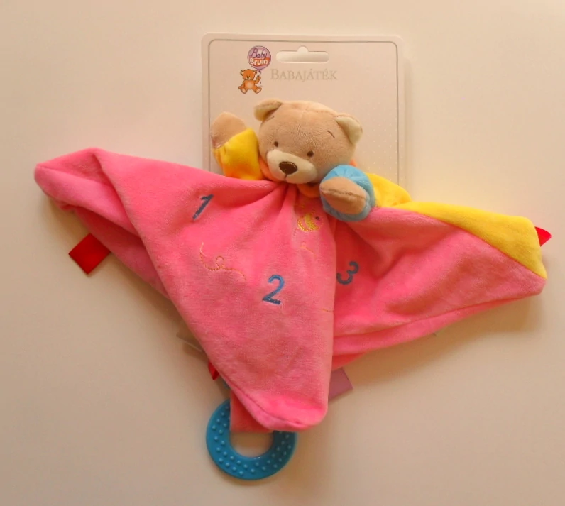 Baby Bruin Plüss maci szundikendő rágókával