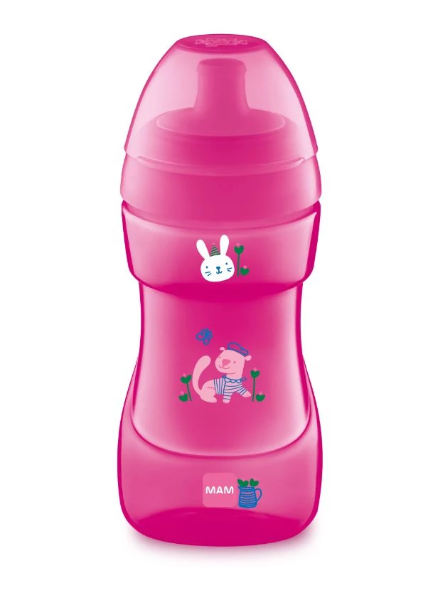 Mam Sports Cup itatópohár 330 ml szeleppel Pink