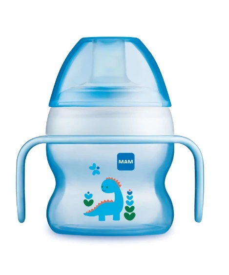 Mam Starter Cup extra puha aszimmetrikus csőrrel 150ml kék