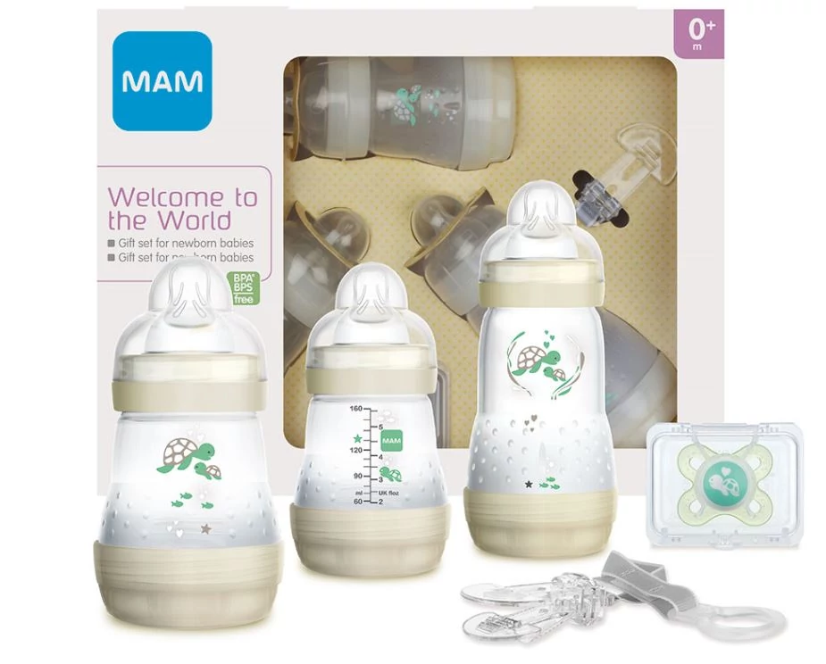 Mam Welcome to the World ajándékszett -5 részes- Beige teknős