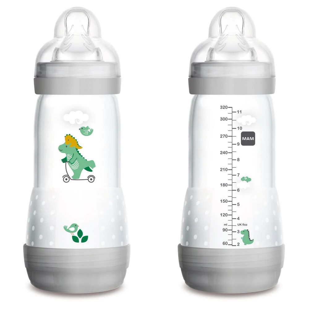 Mam Anti-Colic cumisüveg 320 ml - Dínó