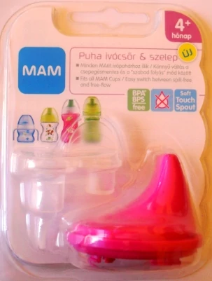 MAM Puha szelepes ivócsőr 1 db Pink