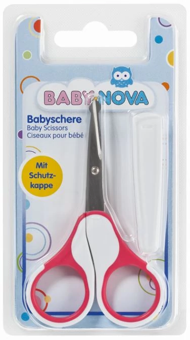 Baby-Nova biztonsági babaolló - pink