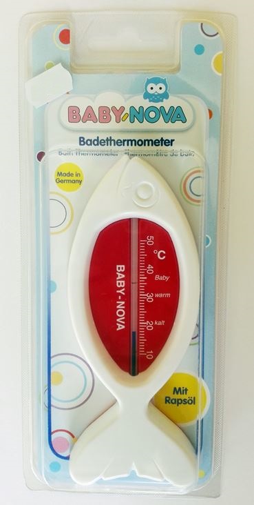 Baby-Nova vízhőmérő halacska - fehér