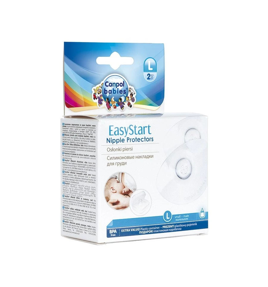 Canpol EasyStart bimbóvédő nagy - L méret -  2 db