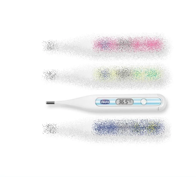 Chicco DIGI 3IN1 Ultra-kicsi digitális hőmérő - világoskék