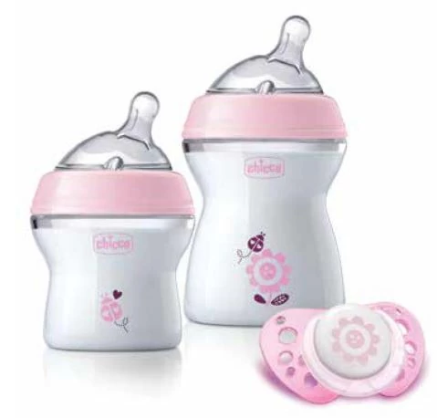 Chicco NaturalFeeling ajándékszett - Rózsaszín