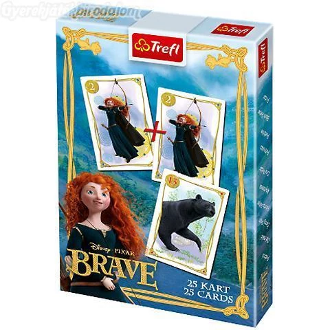 Merida a bátor Fekete-Péter kártyajáték 