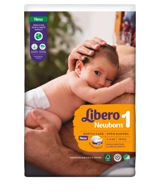 Libero Newborn 1-es 2-5kg - 78 db pelenka