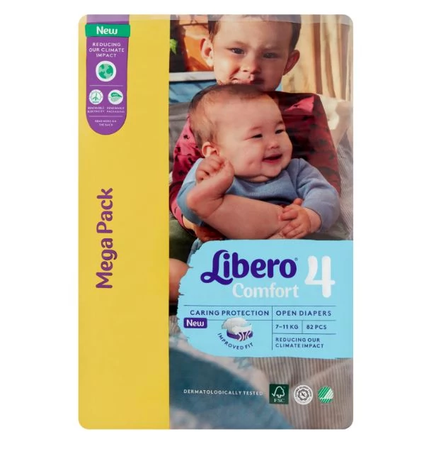 Libero Comfort Mega Pack 4-es 7-11kg - 82 db pelenka