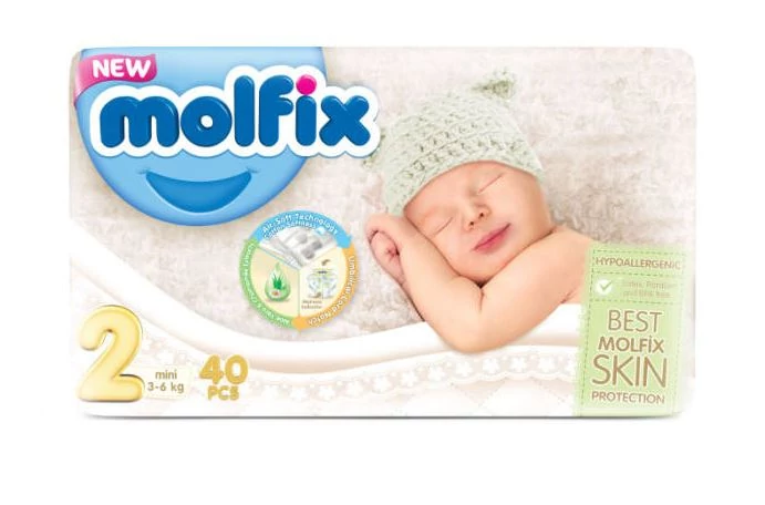 Molfix pelenka(2) 3-6 kg 40db-os